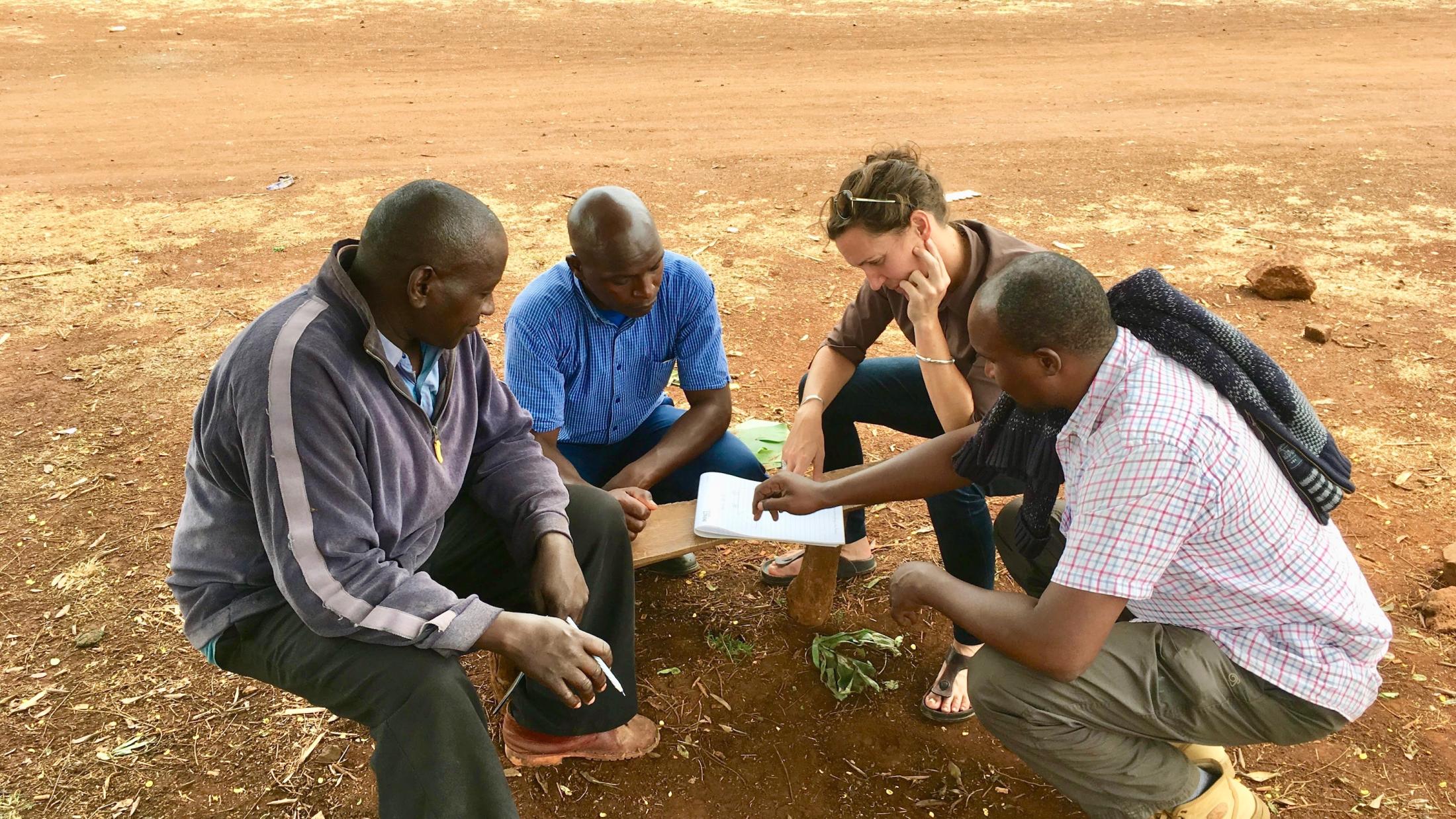 Seed Grant Recipient Carrie Waterman in the Field