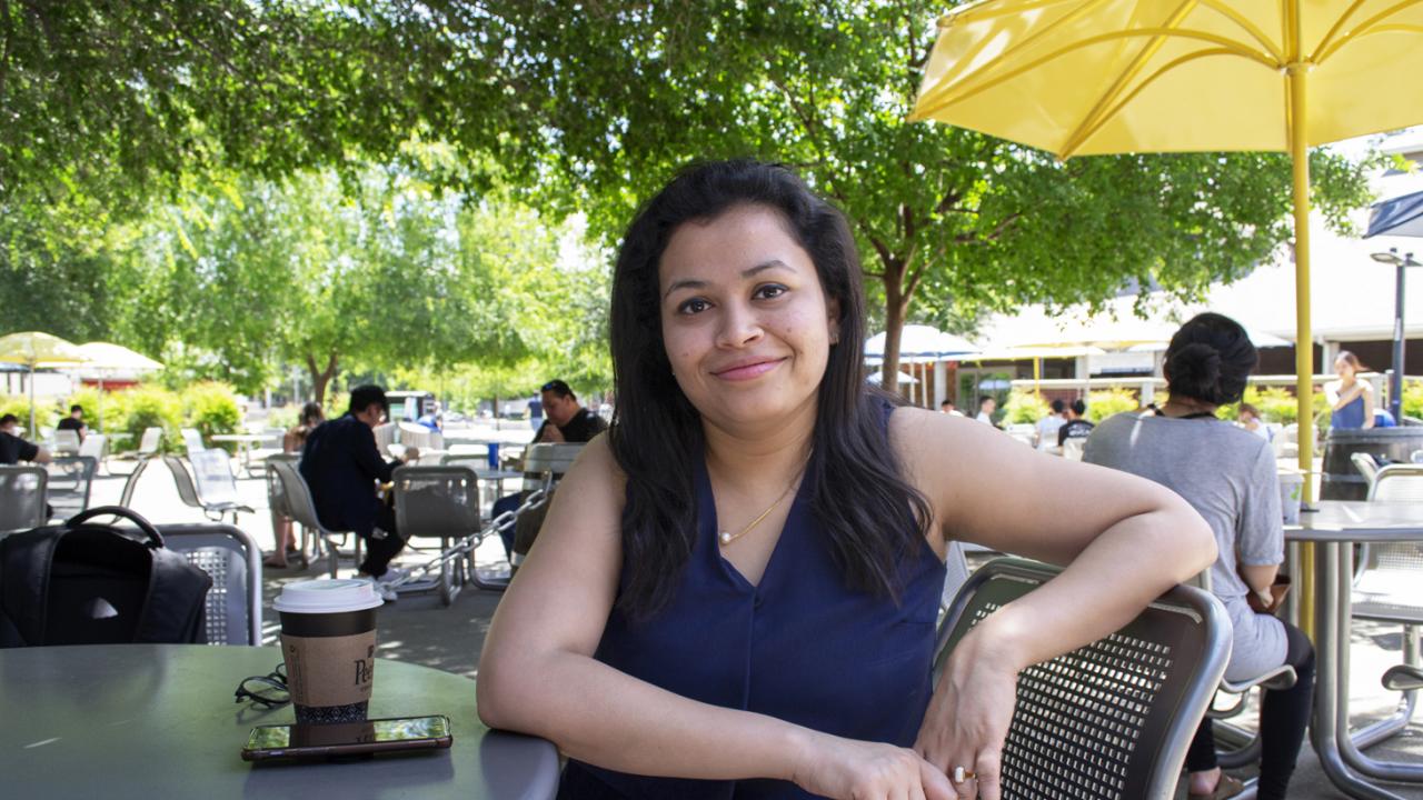 Aditi Gupta, an international student from India, graduated this month from the UC Davis Graduate School of Management. Caleb Hampton/Enterprise photo Aditi Gupta, an international student from India, graduated this month from the UC Davis Graduate School of Management. Caleb Hampton/Enterprise photo