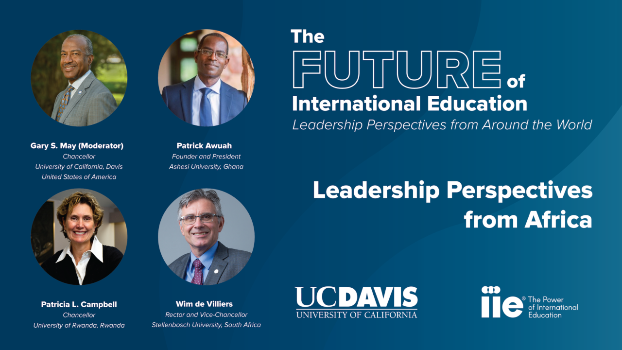 IIE event graphic with speaker headshots