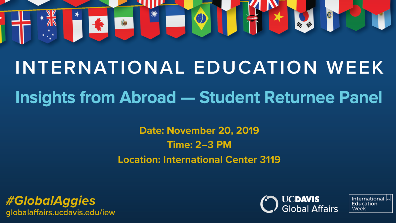 Insights from Abroad IEW 2019